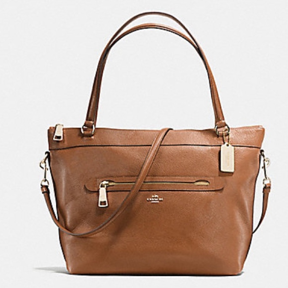 Coach Tyler Tote Pebble Leather